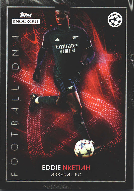 2023 Topps Knockout UCC Eddie Nketiah DNA Arsenal FC