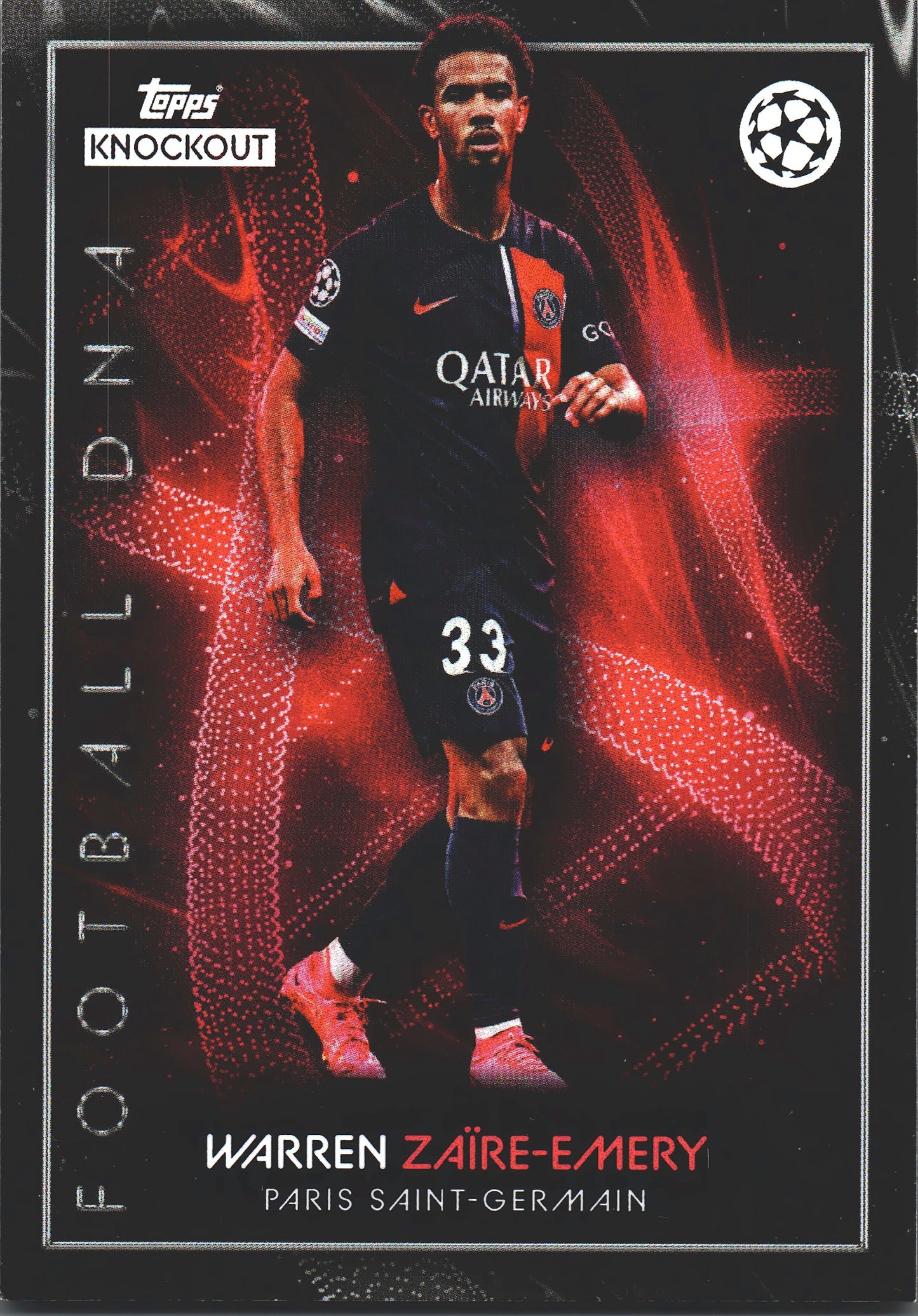 2023 Topps Knockout UCC Warren Zaire-Emery DNA Paris Saint-Germain