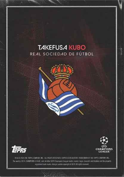 2023 Topps Knockout UCC Takefusa Kubo DNA Real Sociedad