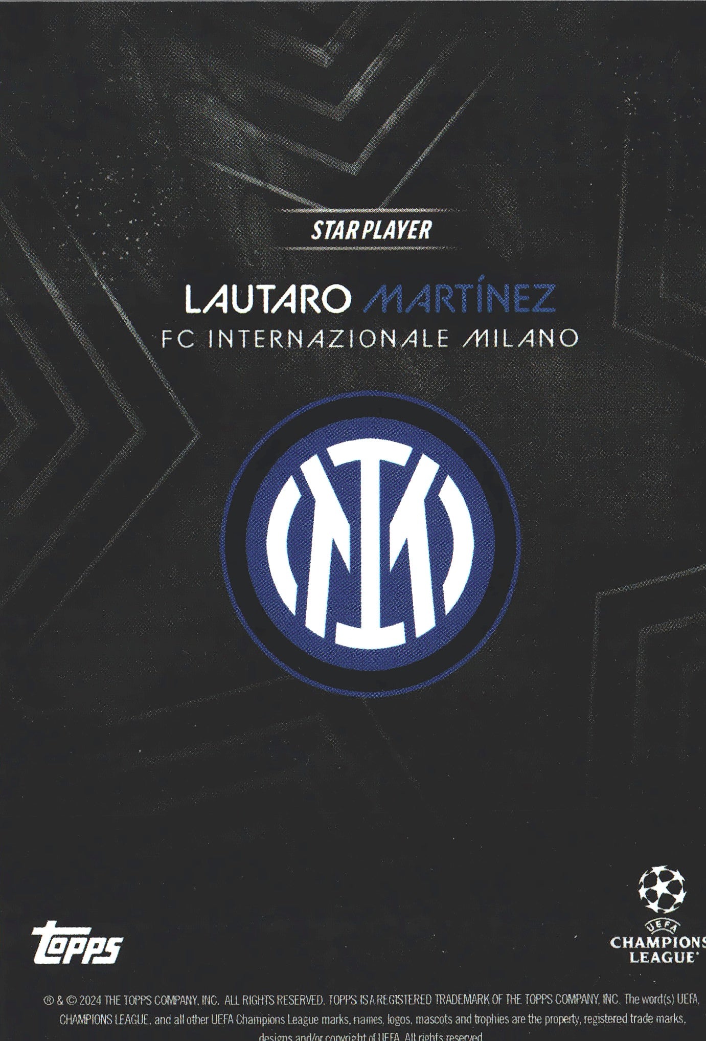2023 Topps Knockout UCC Lautaro Martinez STP Inter Milan