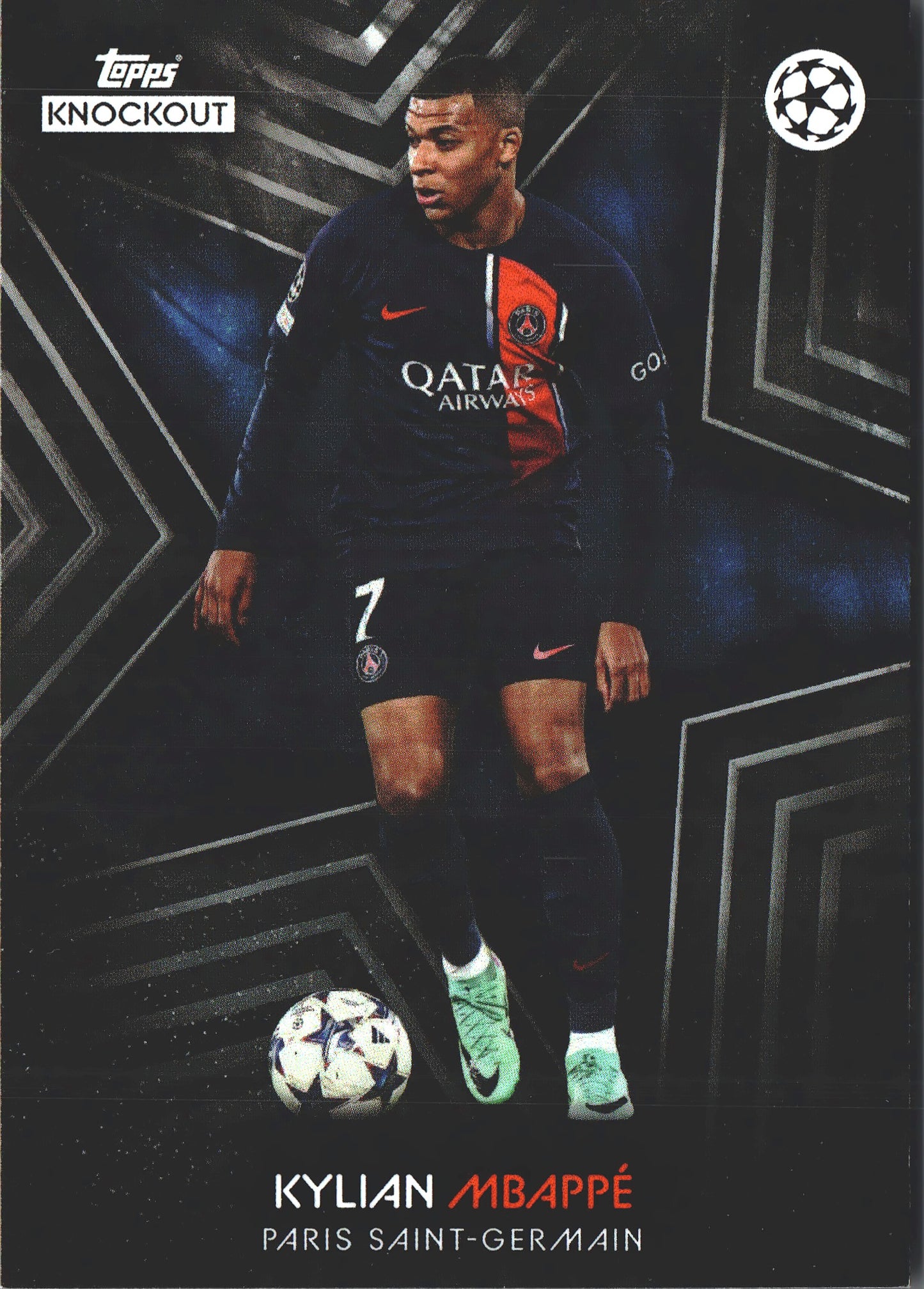 2023 Topps Knockout UCC Kylian Mbappe STP Paris Saint-Germain