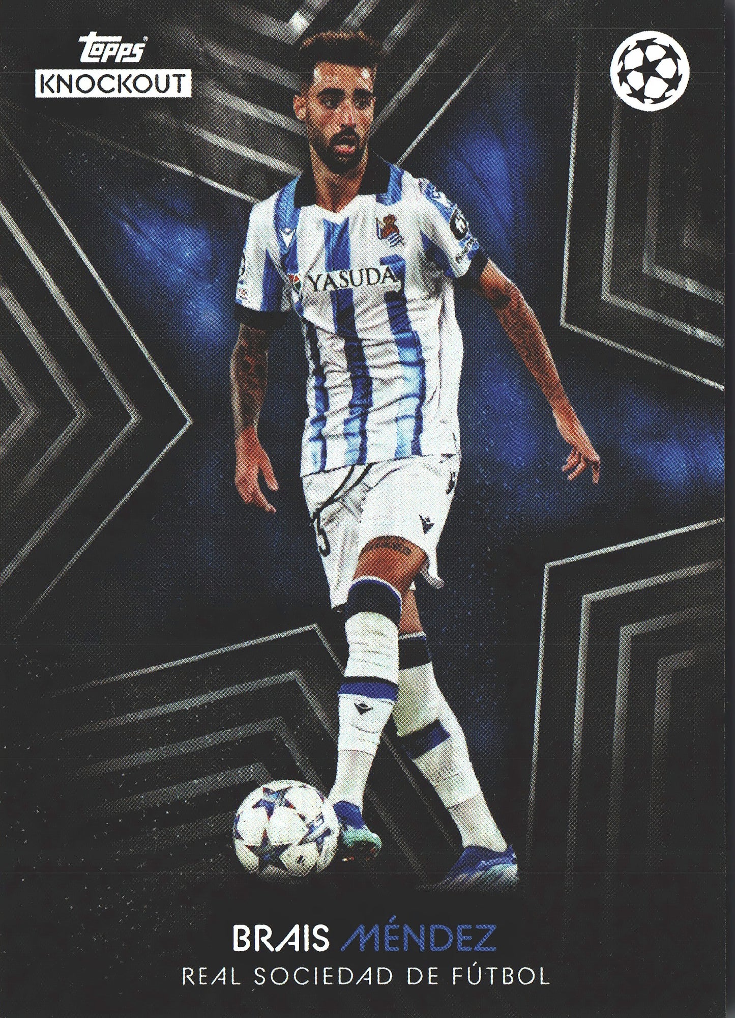 2023 Topps Knockout UCC Brais Mendez STP Real Sociedad