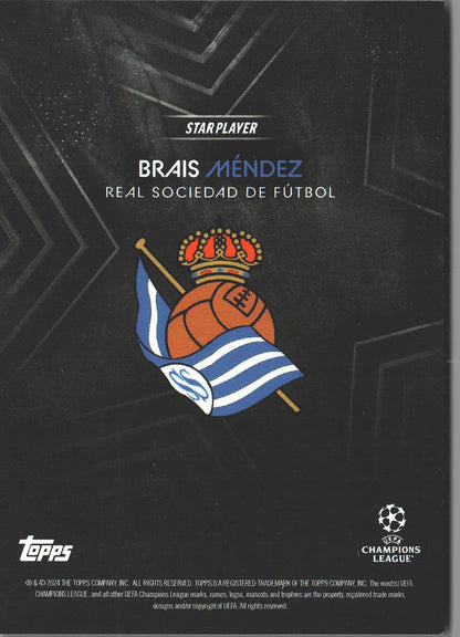 2023 Topps Knockout UCC Brais Mendez STP Real Sociedad