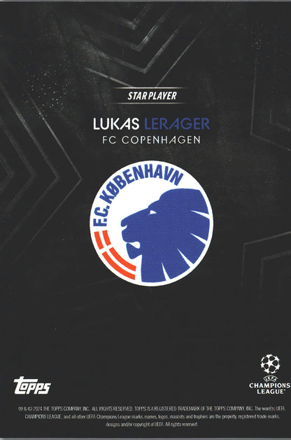 2023 Topps Knockout UCC Lukas Lerager STP FC Copenhagen