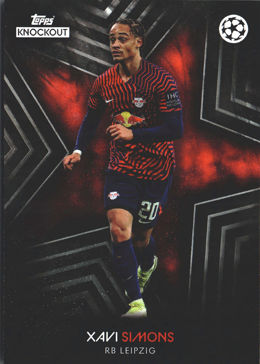 2023 Topps Knockout UCC Xavi Simons STP RB Leipzig