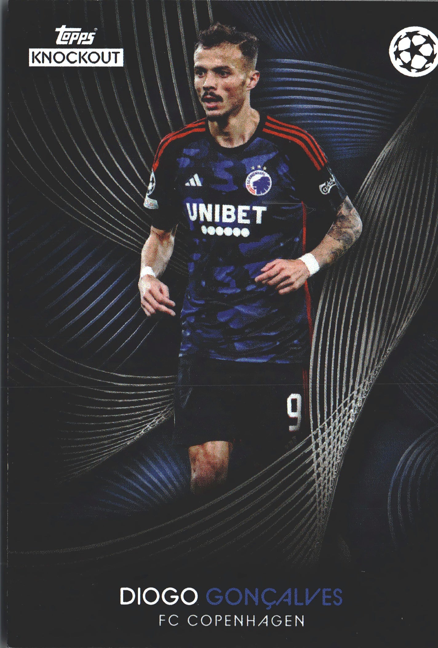 2023 Topps Knockout UCC Diogo Goncalves CS FC Copenhagen