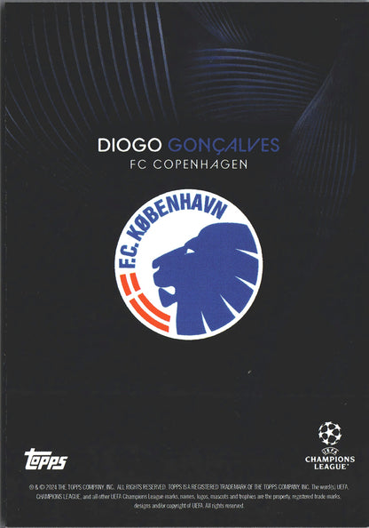 2023 Topps Knockout UCC Diogo Goncalves CS FC Copenhagen