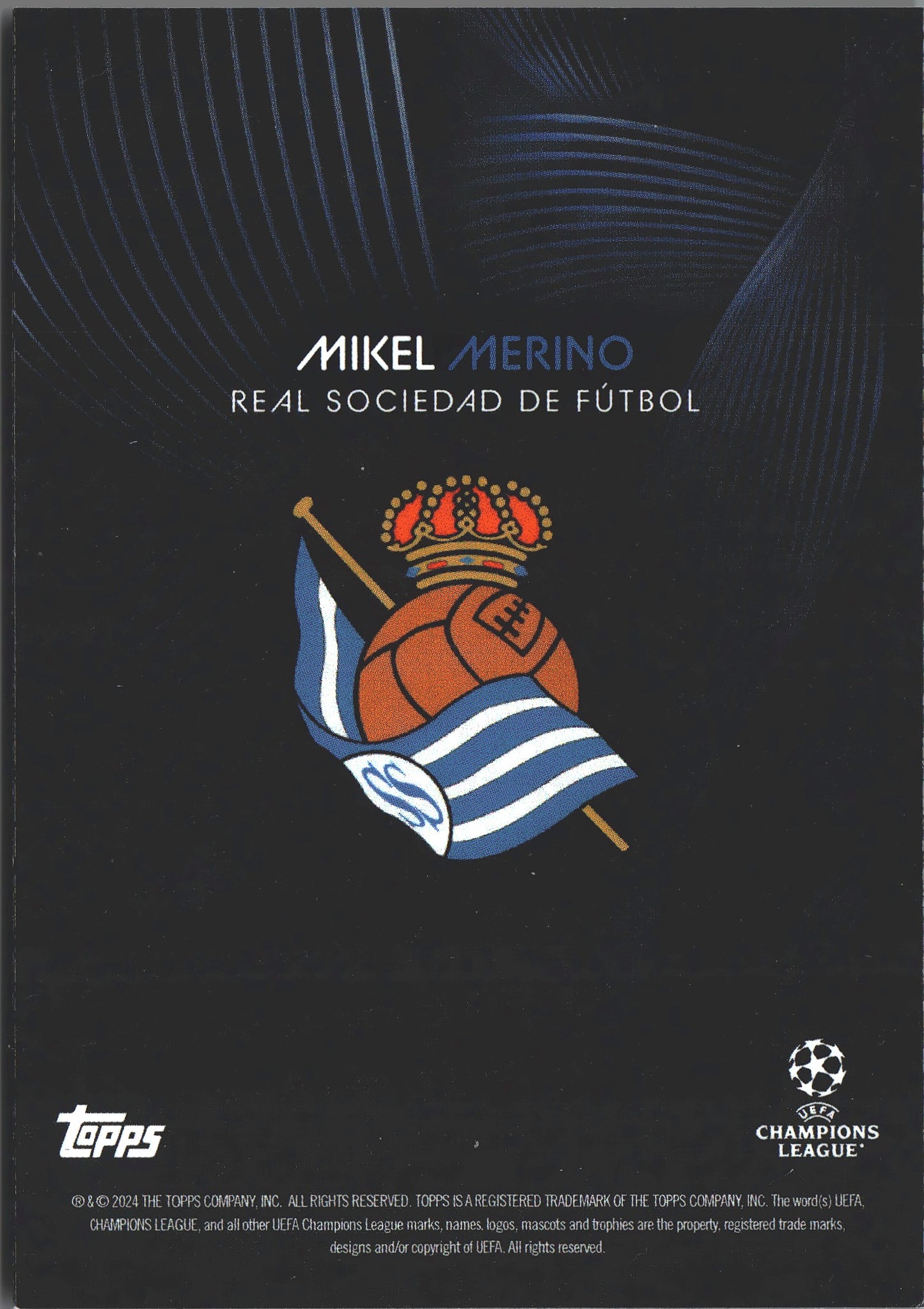 2023 Topps Knockout UCC Mikel Merino CS Real Sociedad