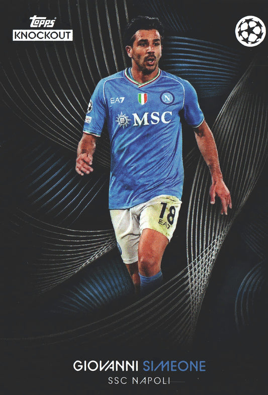 2023 Topps Knockout UCC Giovanni Simeone CS Napoli