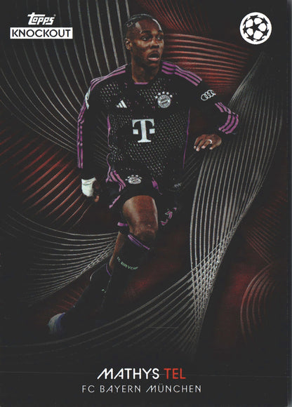 2023 Topps Knockout UCC Mathys Tel CS FC Bayern Munchen