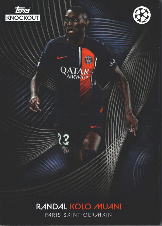 2023 Topps Knockout UCC Randal Kolo Muani CS Paris Saint-Germain