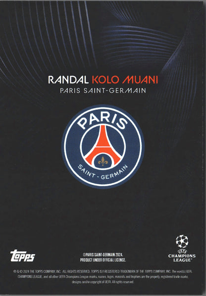 2023 Topps Knockout UCC Randal Kolo Muani CS Paris Saint-Germain