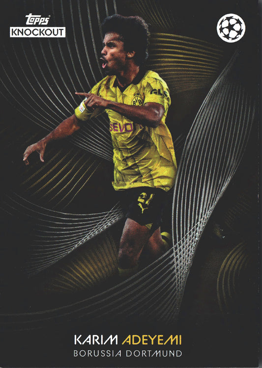 2023 Topps Knockout UCC Karim Adeyemi CS Borussia Dortmund