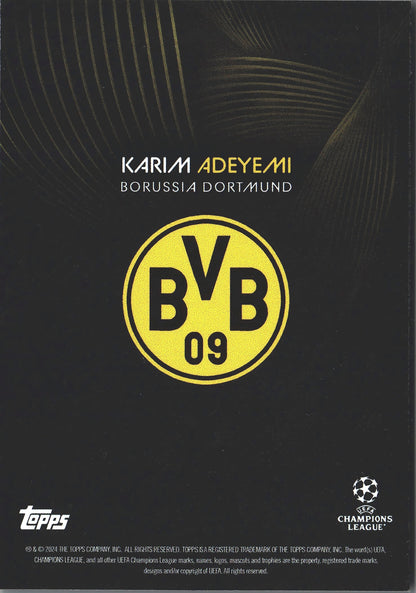 2023 Topps Knockout UCC Karim Adeyemi CS Borussia Dortmund