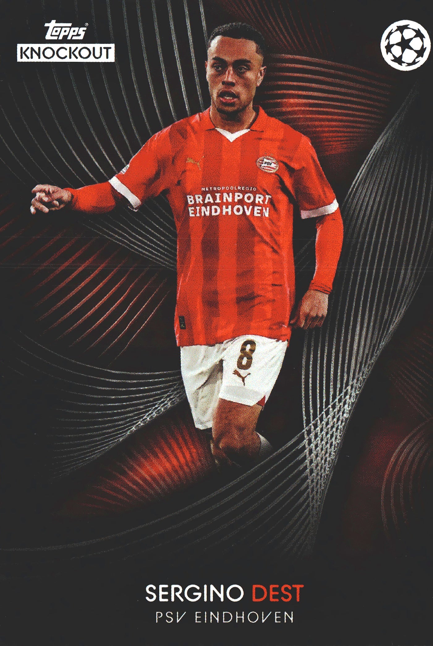 2023 Topps Knockout UCC Sergino Dest CS PSV Eindhoven