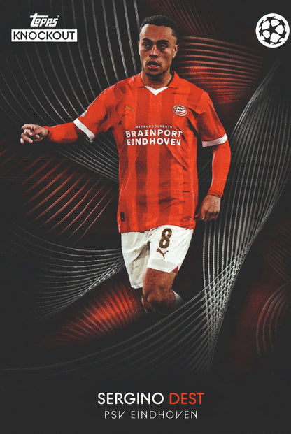 2023 Topps Knockout UCC Sergino Dest CS PSV Eindhoven