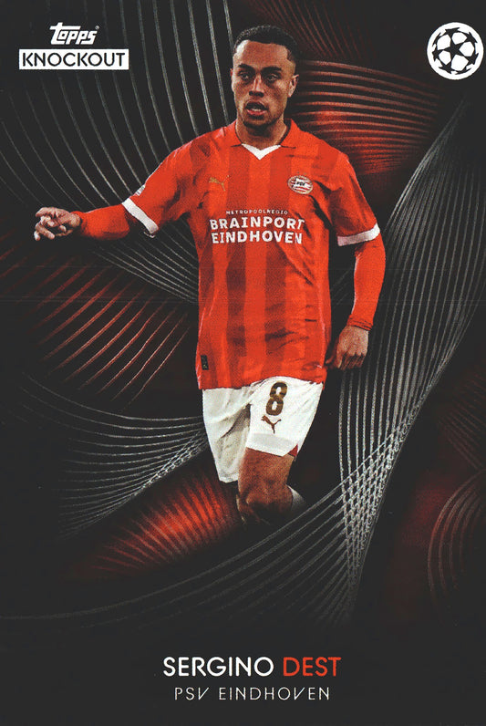 2023 Topps Knockout UCC Sergino Dest CS PSV Eindhoven