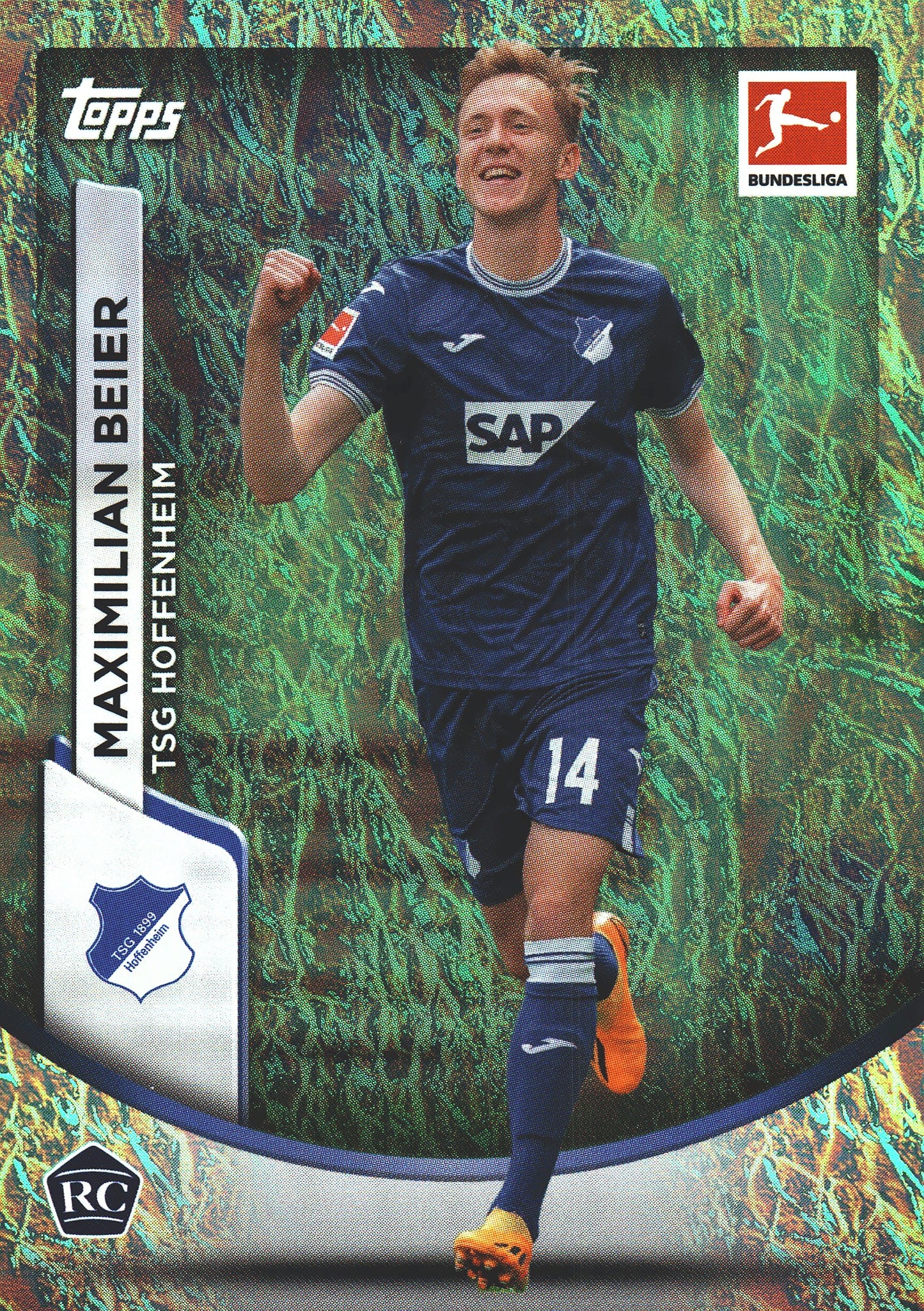 2023 Topps Bundesliga Jade Edition RC Maximilian Beier #48 TSG Hoffenheim