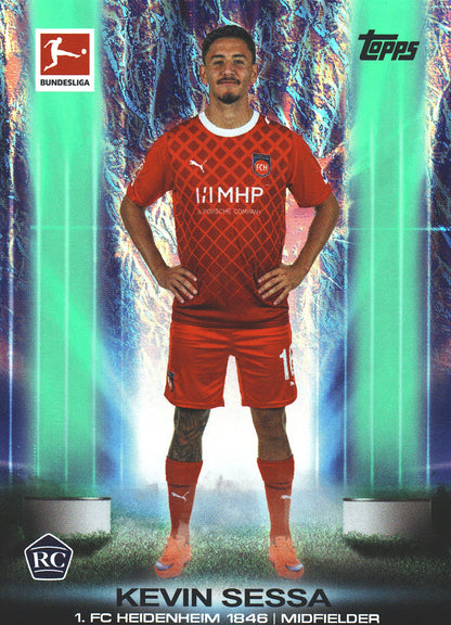 2023 Topps Bundesliga Jade Edition Ultrabeam Kevin Sessa #UB-19 1. FC Heidenheim 1846