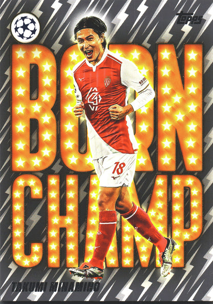 2025 Topps UCC Born Champ Takumi Minamino #BC-12 AS Monaco