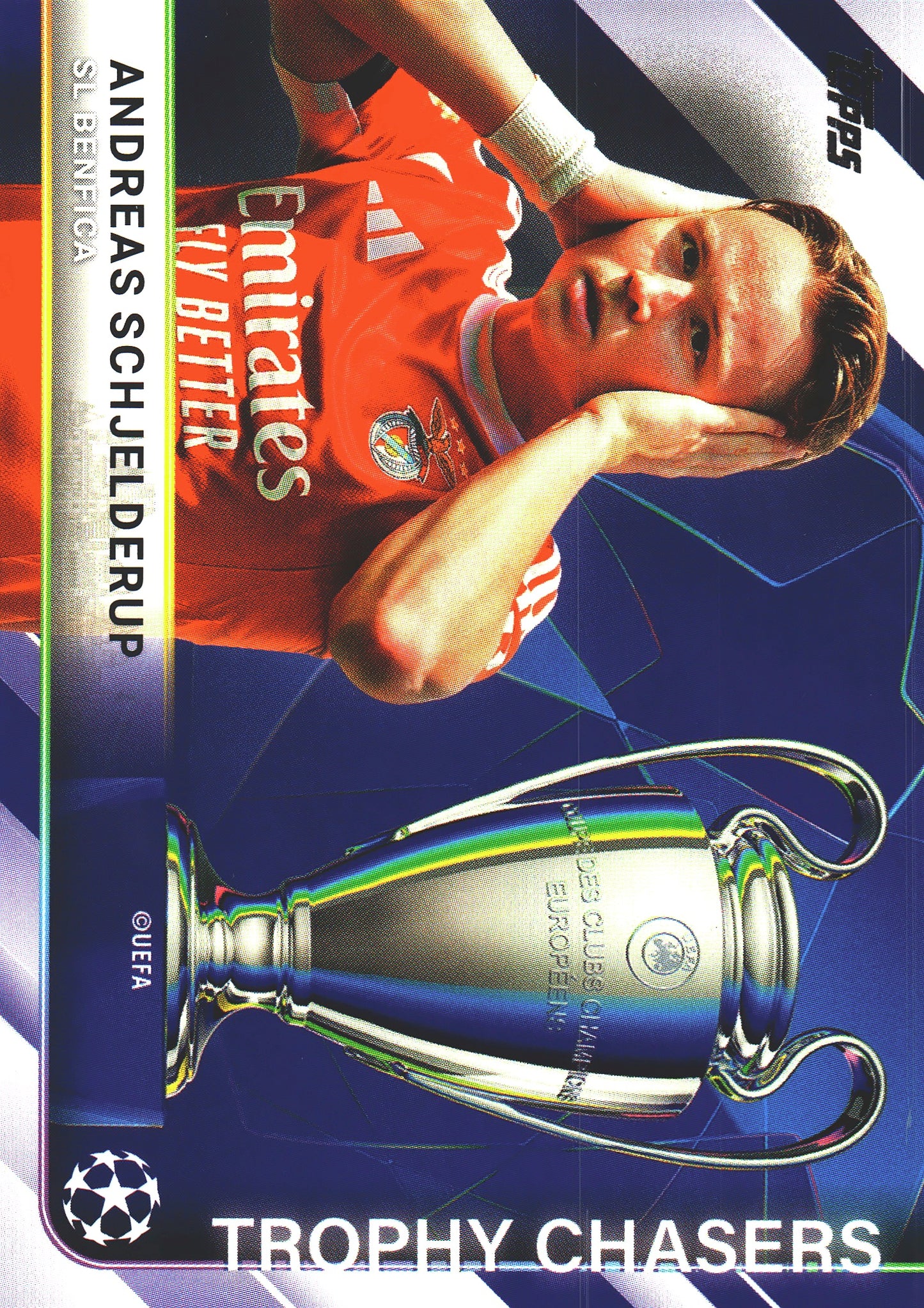 2025 Topps UCC Trophy Chasers Andreas Schjelderup #TC-23 Benfica