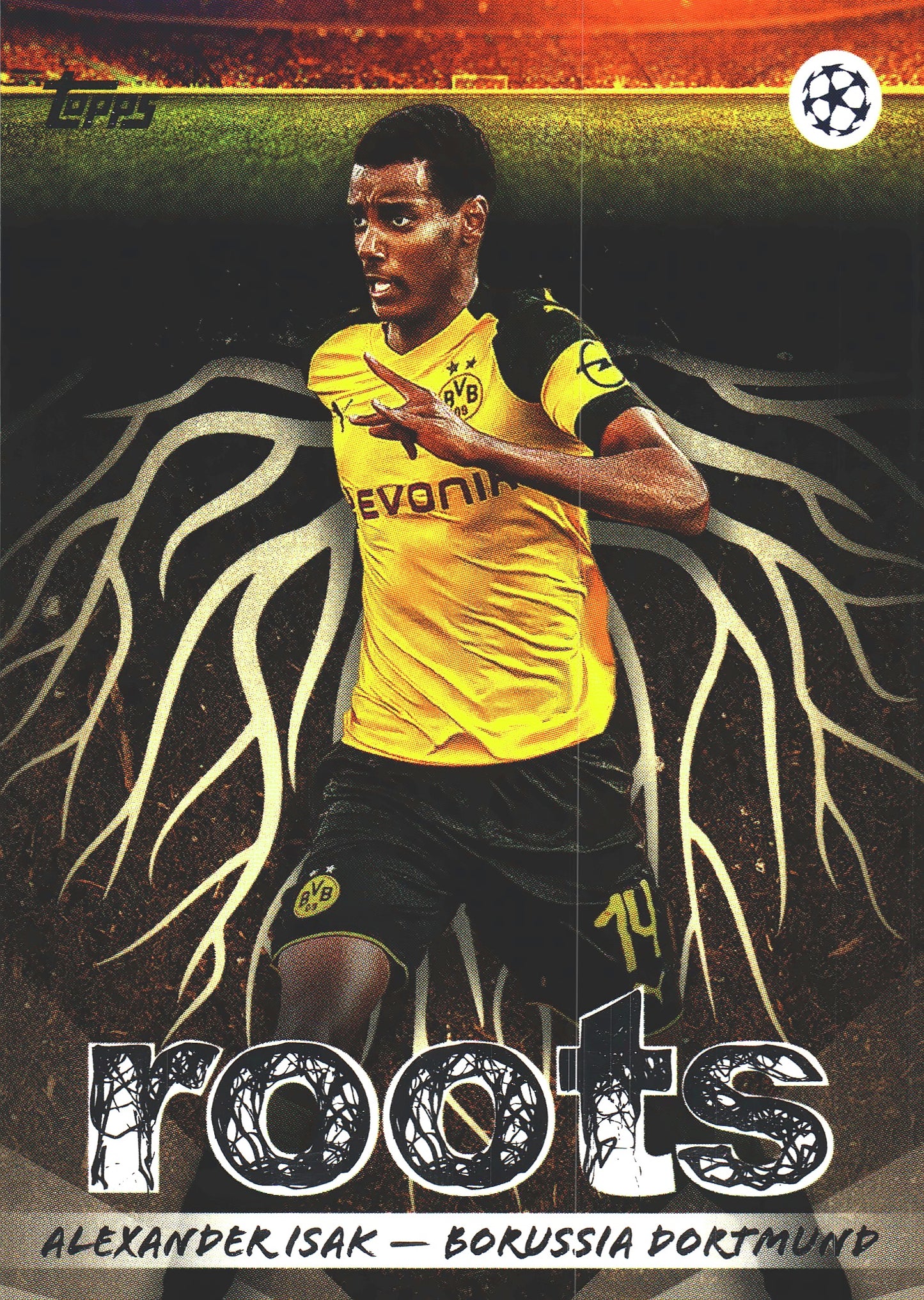 2025 Topps UCC Roots Alexander Isak #RT-3 Borussia Dortmund