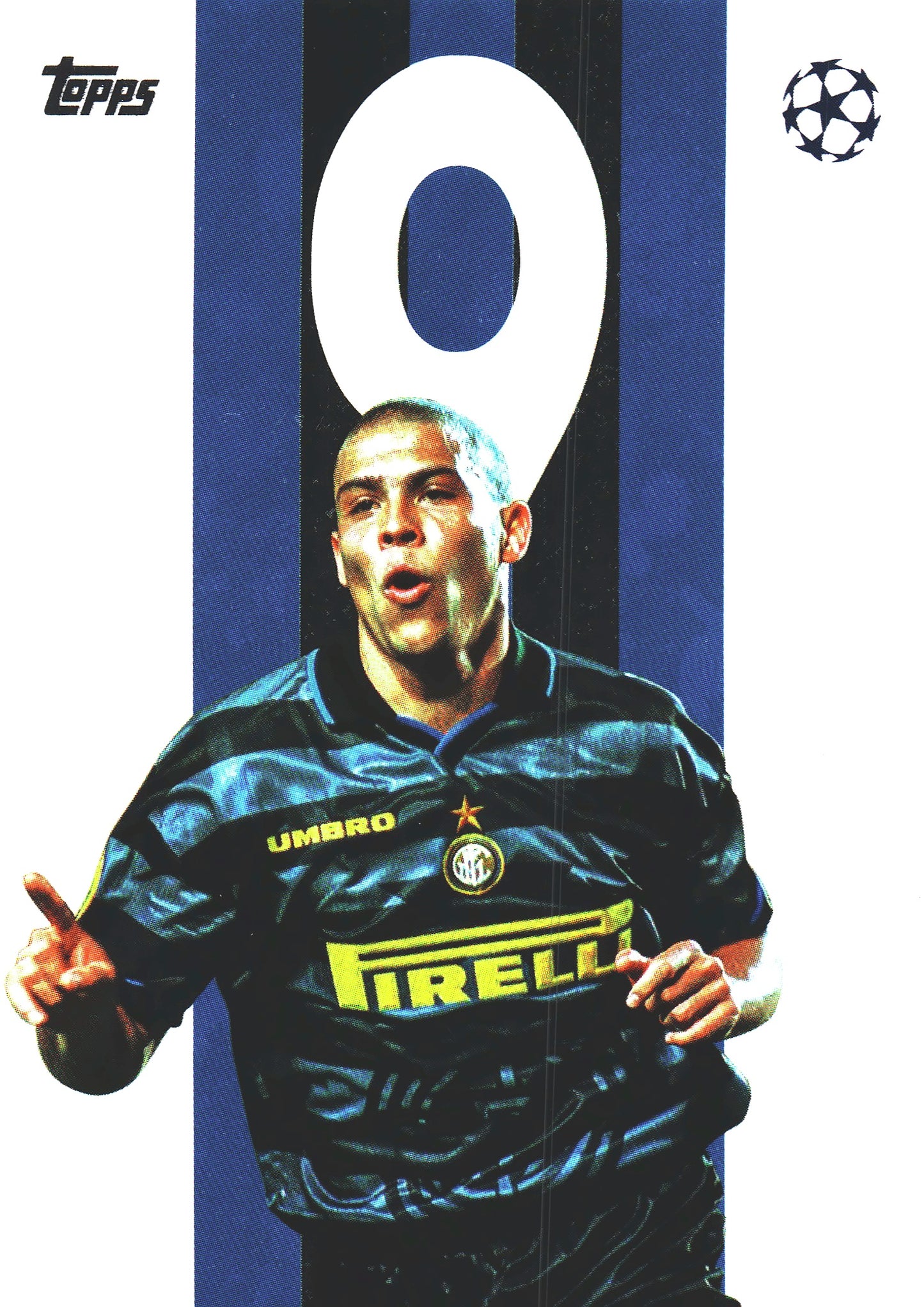 2025 Topps UCC Legendary Numbers Ronaldo #BB-1 Inter Milan