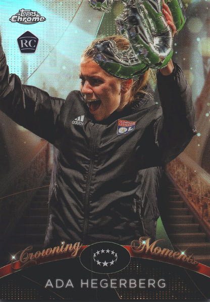 2022 Topps Chrome UCC Women's Crowning Moments Ada Hegerberg #CM-8 Olympique Lyonnais