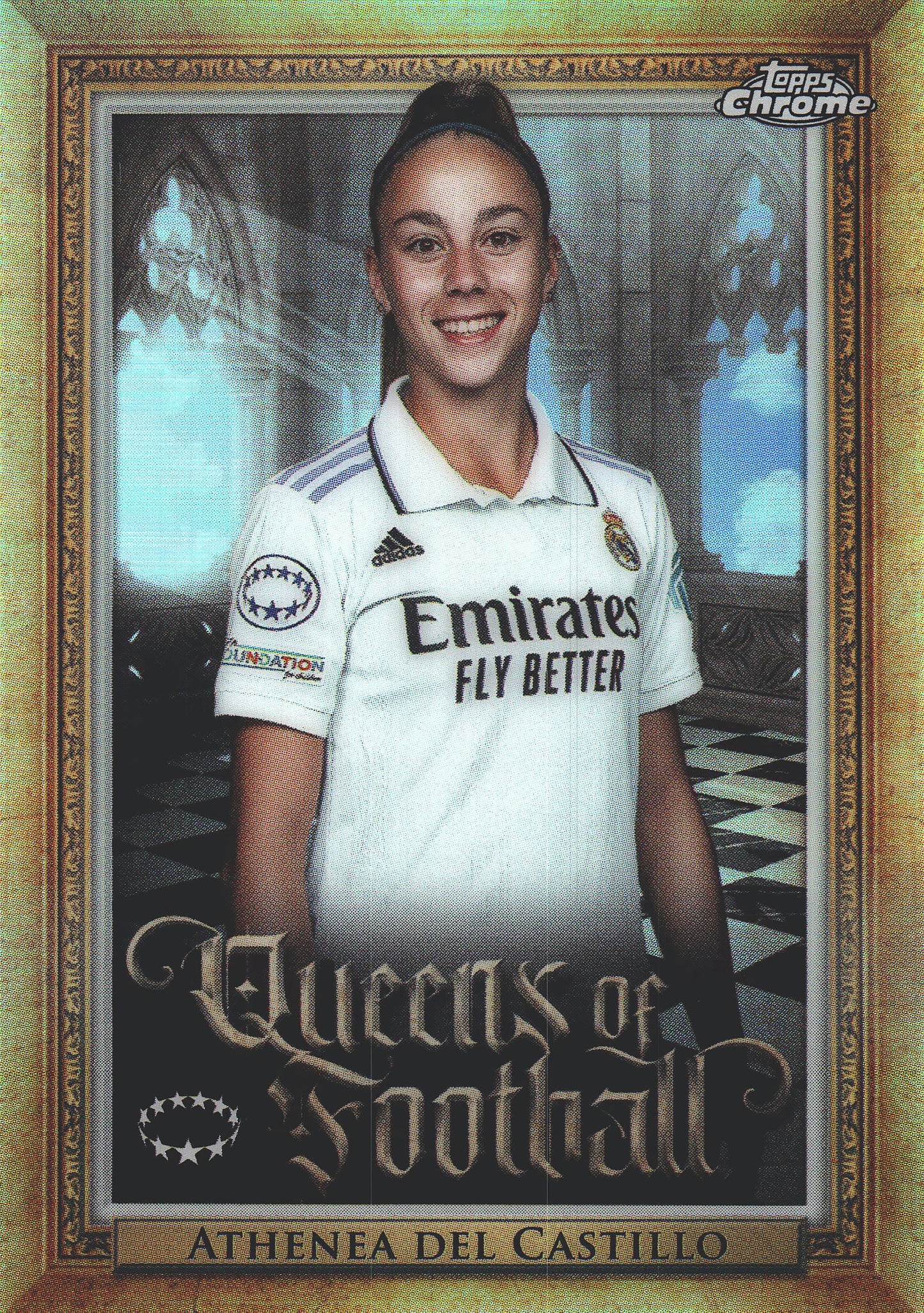 2022 Topps Chrome UCC Women's Queens of Football Athenea Del Castillo #Q-12 Real Madrid
