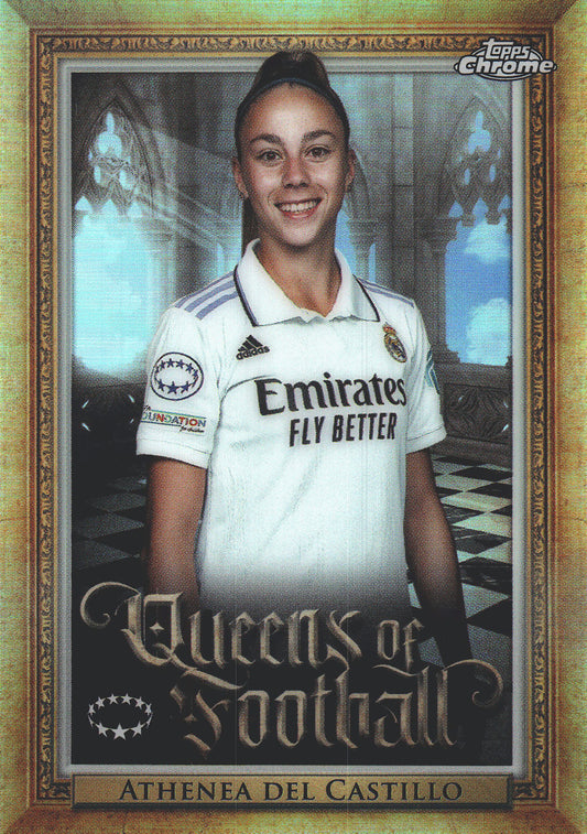 2022 Topps Chrome UCC Women's Queens of Football Athenea Del Castillo #Q-12 Real Madrid