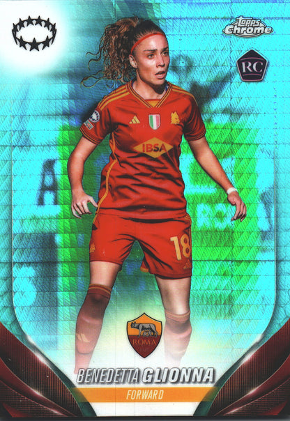2023 Topps Chrome UCC Women's Benedetta Glionna #29 Roma