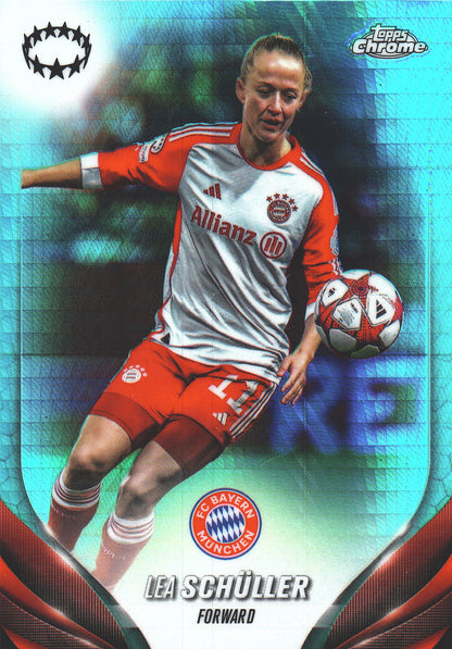 2023 Topps Chrome UCC Women's Lea Schuller #93 FC Bayern Munich
