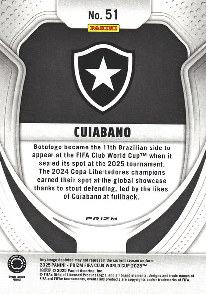 2025 Panini Prizm Club World Cup Pulsar Cuiabano #51 Botafogo FR