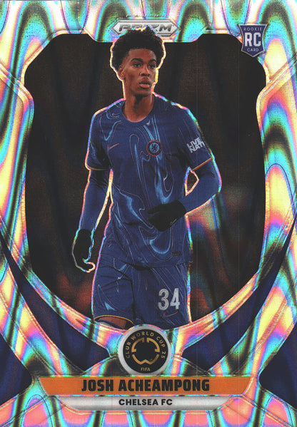 2025 Panini Prizm Club World Cup Seismic Josh Acheampong RC #73 Chelsea FC