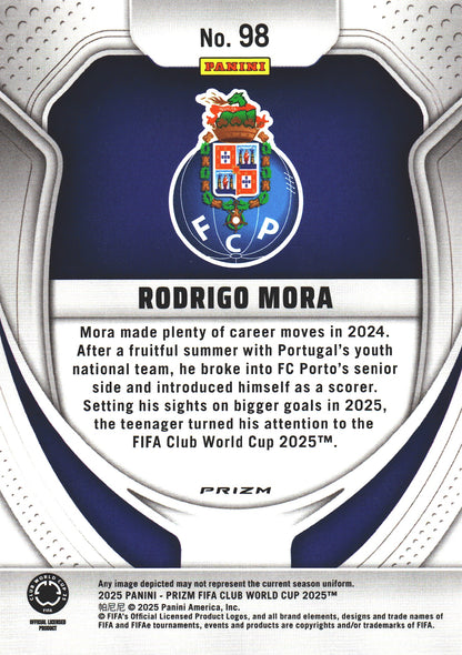 2025 Panini Prizm Club World Cup Seismic Rodrigo Mora #98 Porto
