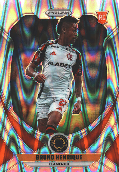 2025 Panini Prizm Club World Cup Seismic Bruno Henrique #104 CR Flamengo