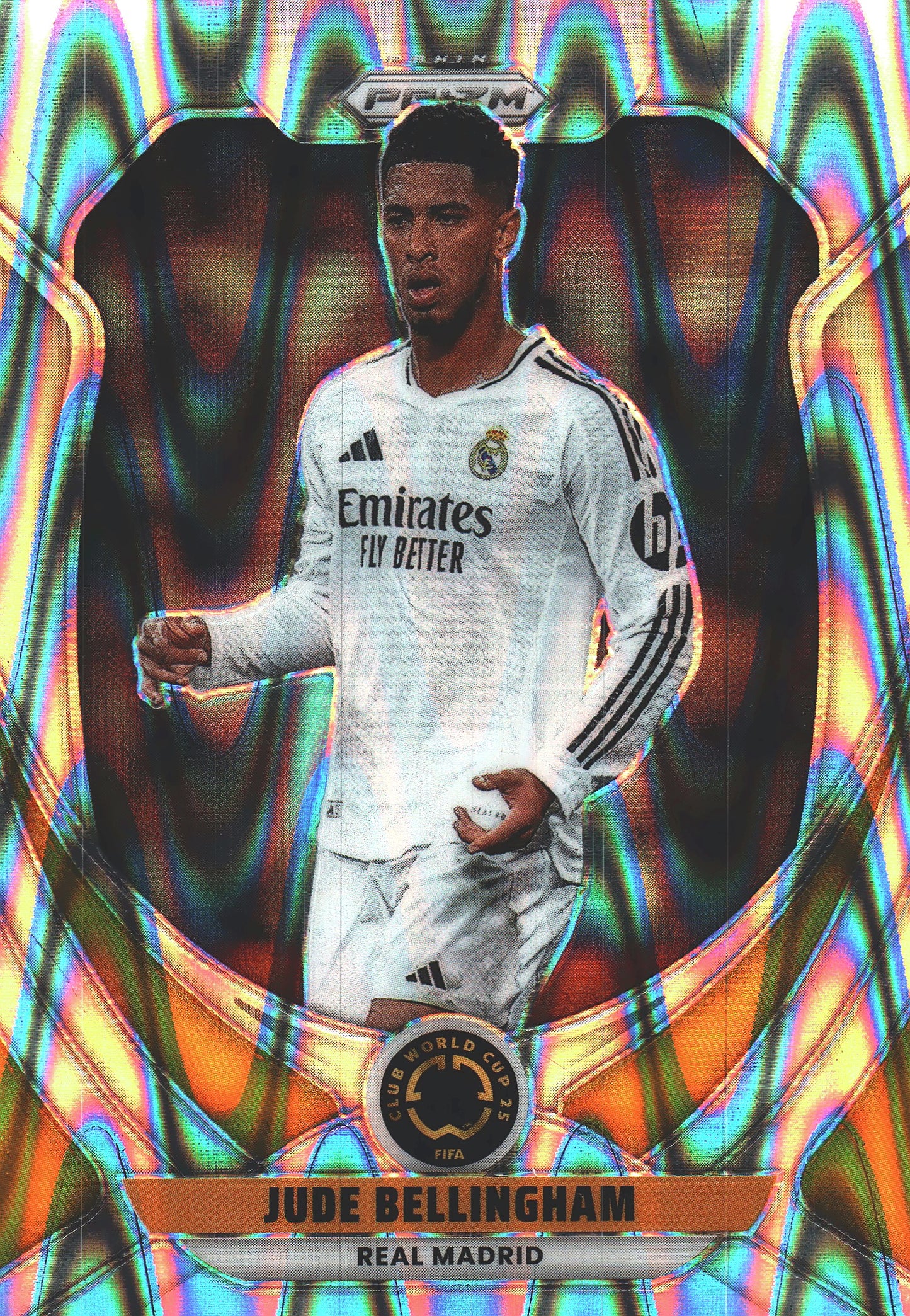 2025 Panini Prizm Club World Cup Seismic Jude Bellingham #163 Real Madrid CF