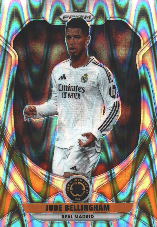 2025 Panini Prizm Club World Cup Seismic Jude Bellingham #163 Real Madrid CF