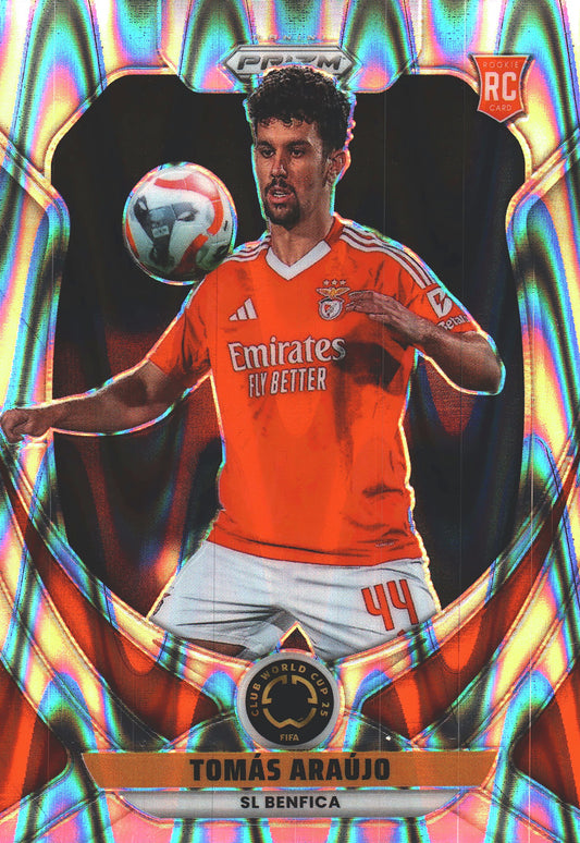 2025 Panini Prizm Club World Cup Seismic Tomas Araujo #186 Benfica