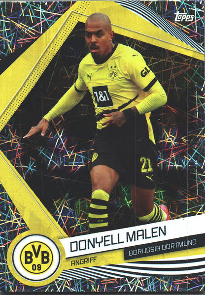 2023 Topps Dortmund Fan Set Electro Donyell Malen #BVB-20 Borussia Dortmund