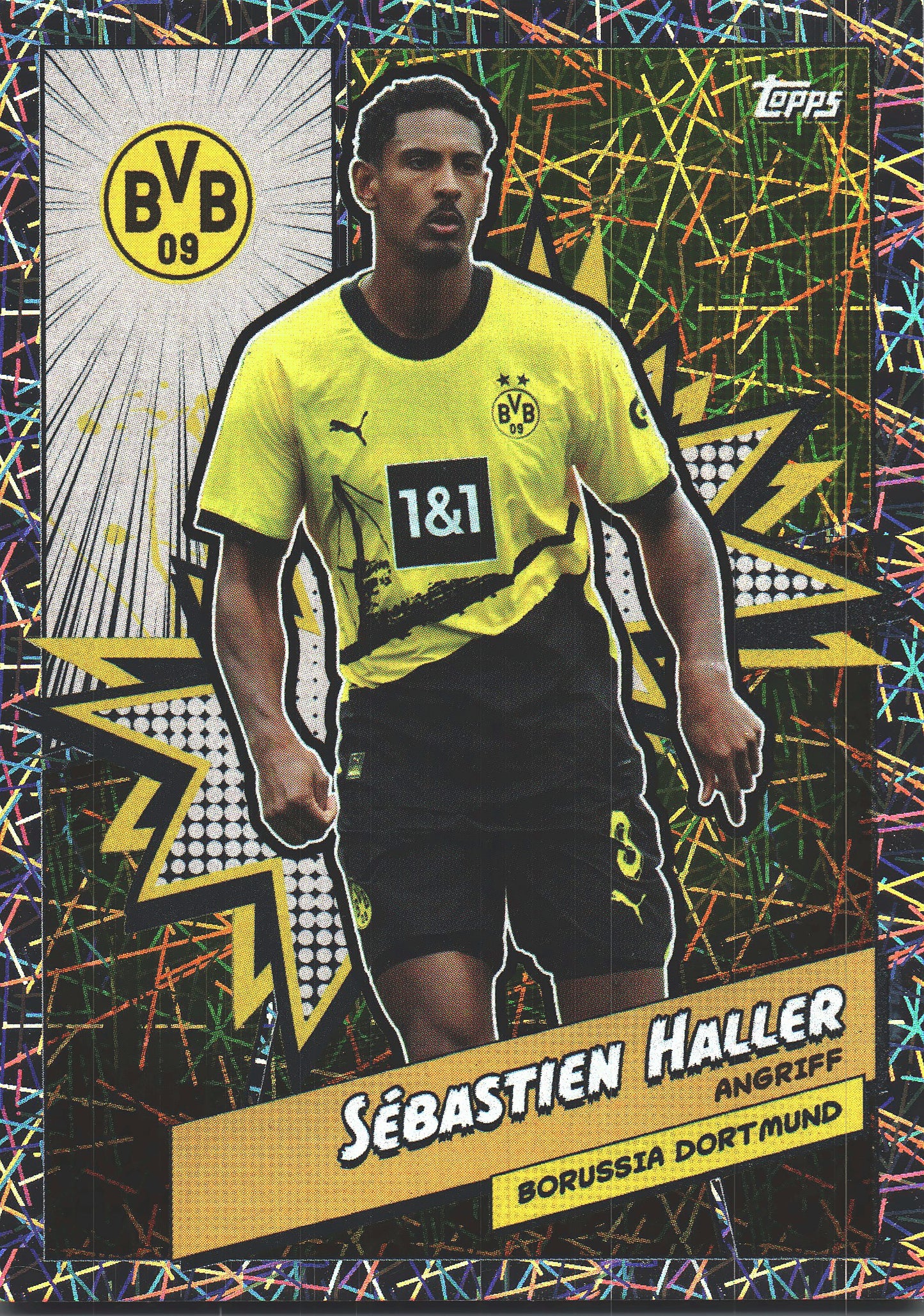 2023 Topps Dortmund Fan Set Heroes Electro Sebastien Haller #BVBH-7 Borussia Dortmund