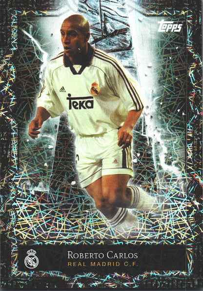 2024 Topps Real Madrid Fan Set Monolith Electro Roberto Carlos #MO-1 Real Madrid CF