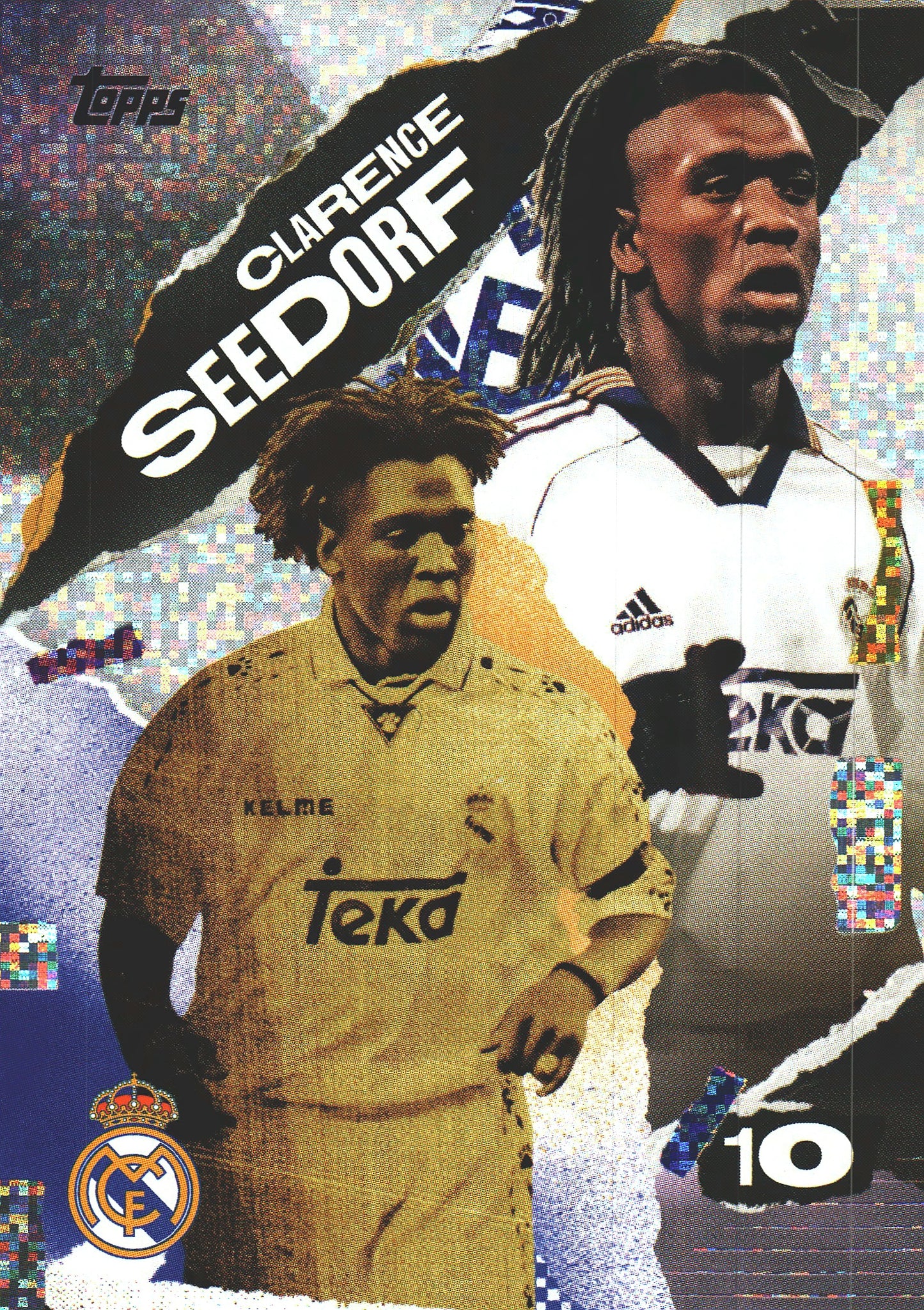 2024 Topps Real Madrid Team Set Static Foil Clarence Seedorf BE #40 Real Madrid CF