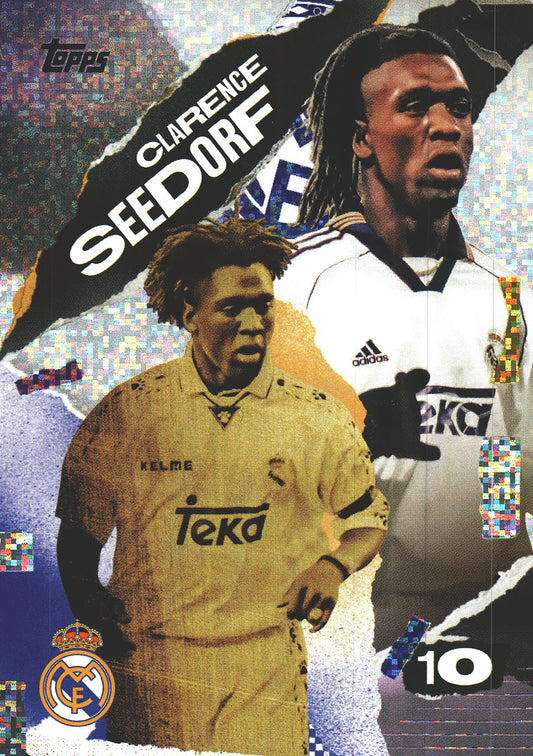 2024 Topps Real Madrid Team Set Static Foil Clarence Seedorf BE #40 Real Madrid CF