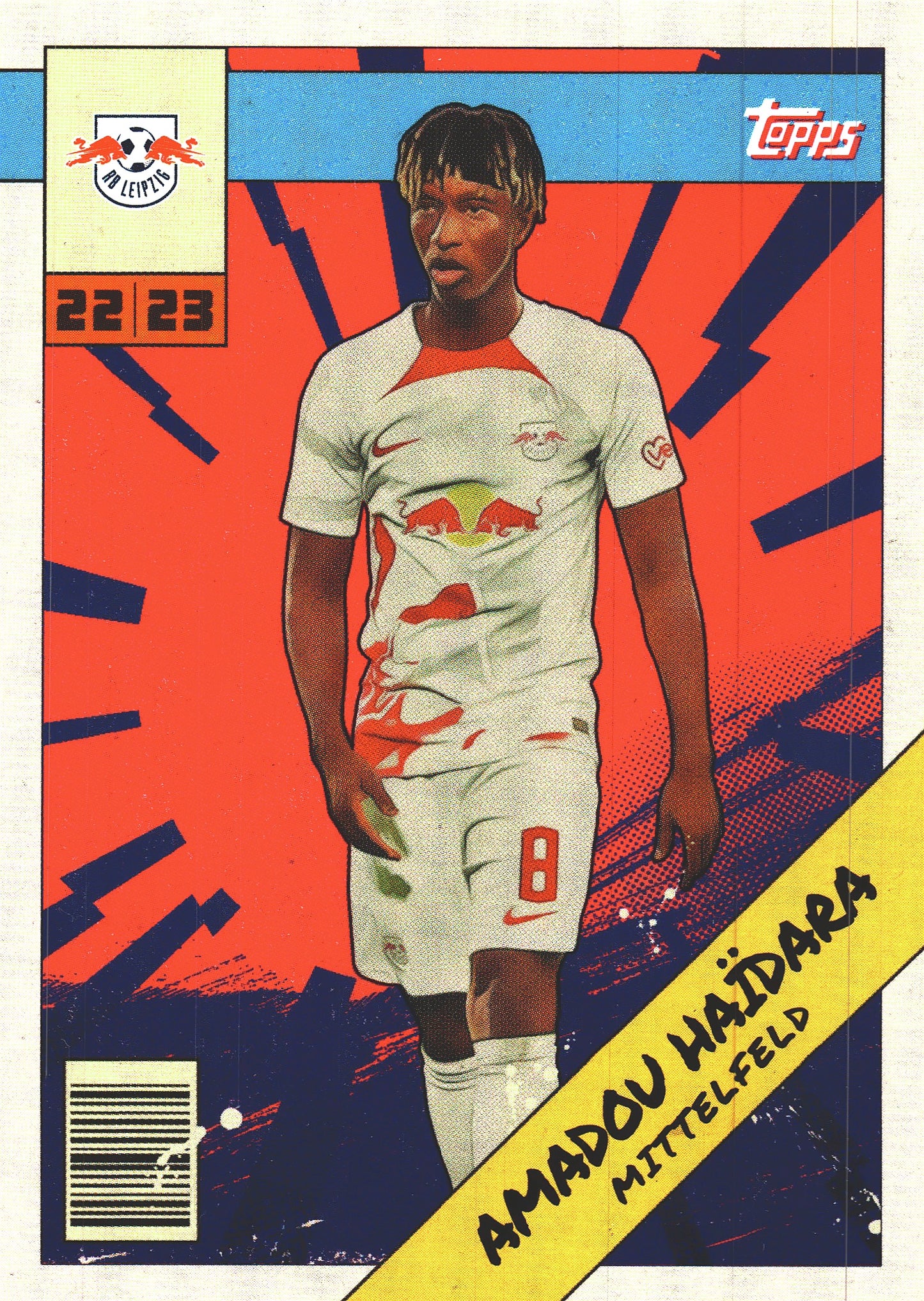 2022 Topps RB Leipzig Fan Set Amadou Haidara #LEH-4 RB Leipzig