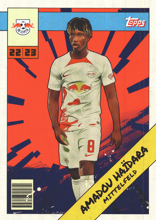 2022 Topps RB Leipzig Fan Set Amadou Haidara #LEH-4 RB Leipzig
