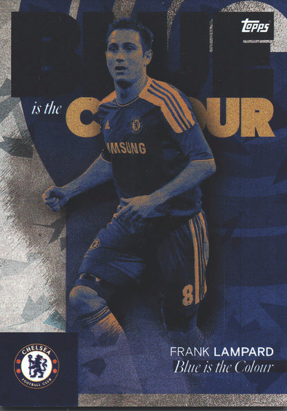 2023 Topps Chelsea Team Set Icy Frank Lampard BITC #40 Chelsea FC
