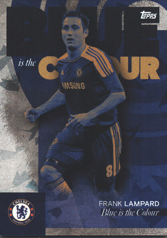 2023 Topps Chelsea Team Set Icy Frank Lampard BITC #40 Chelsea FC