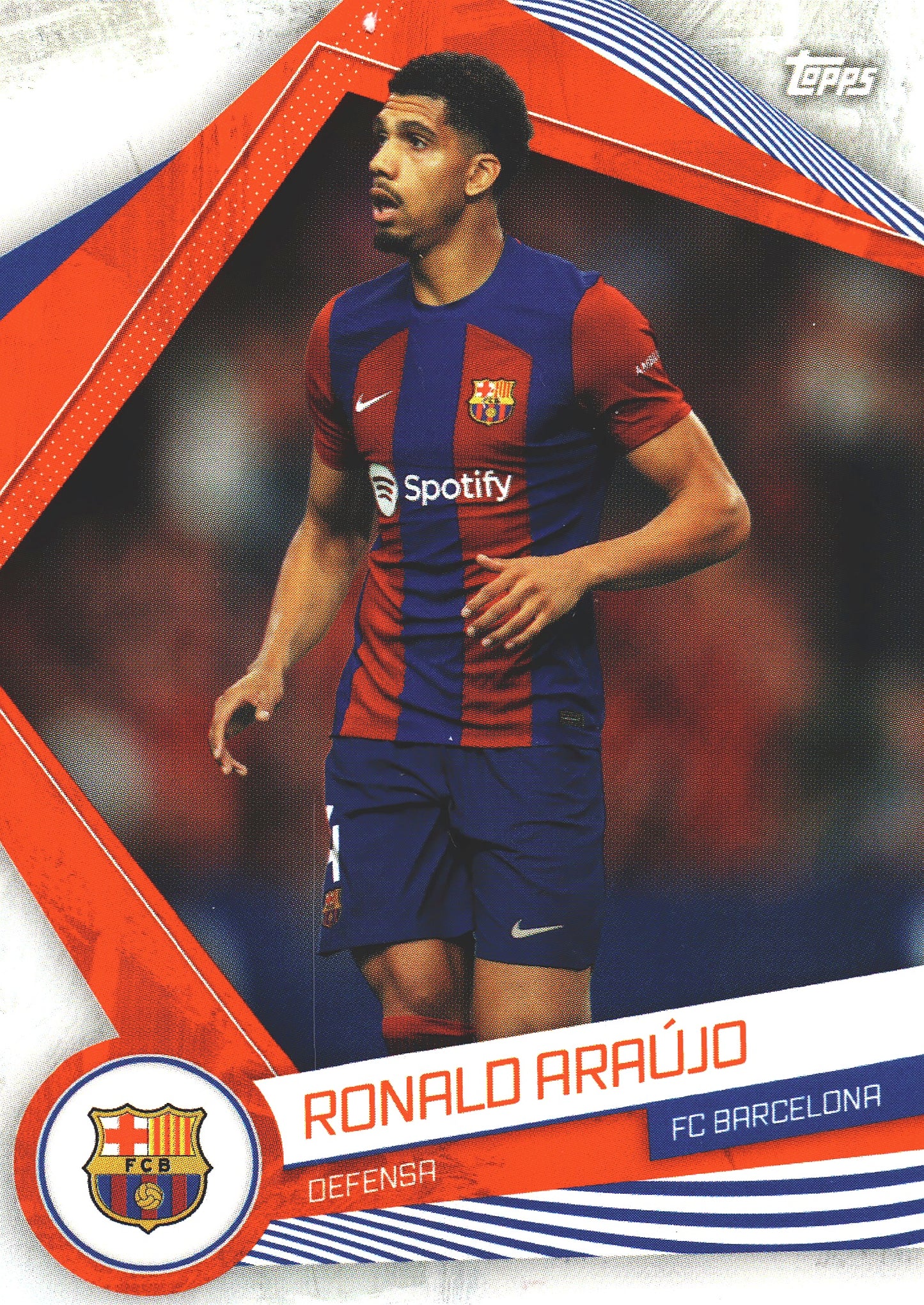 2023 Topps FC Barcelona Fan Set Ronald Araujo #BAR-3 FC Barcelona