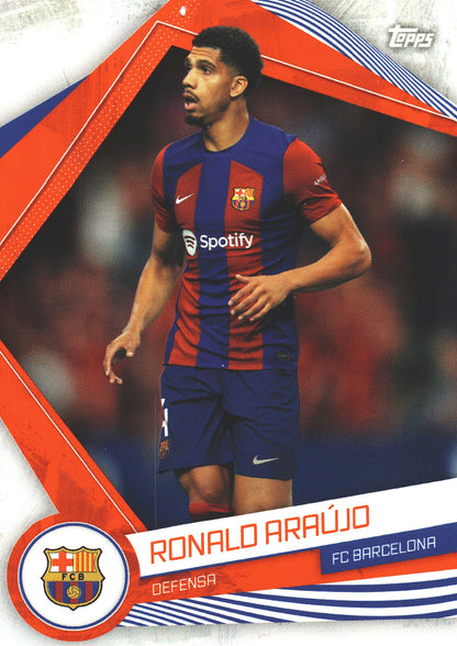 2023 Topps FC Barcelona Fan Set Ronald Araujo #BAR-3 FC Barcelona